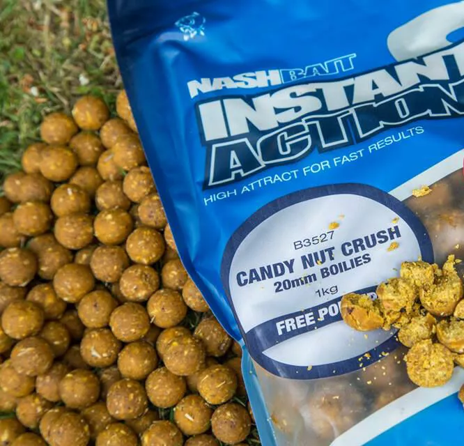 3 PACK DEAL | Nash Candy Nut Crush Boilies 1kg 2 3 PACK DEAL | Nash Candy Nut Crush Boilies 1kg - Afbeelding 2