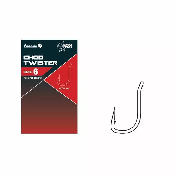 Nash Pinpoint Chod Twister Hooks 6 Nash Pinpoint Chod Twister Hooks - Afbeelding 6