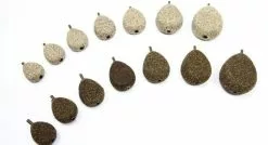 5 STUKS | Nash In-Line Flat Pear Lead -Tackle boxes Winkel flatpearr1