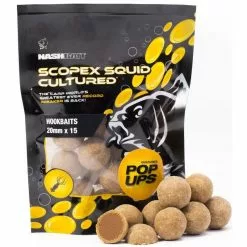 Nash B6872 Scopex Squid Cultured Pop Ups 20mm (15 Per Bag)
