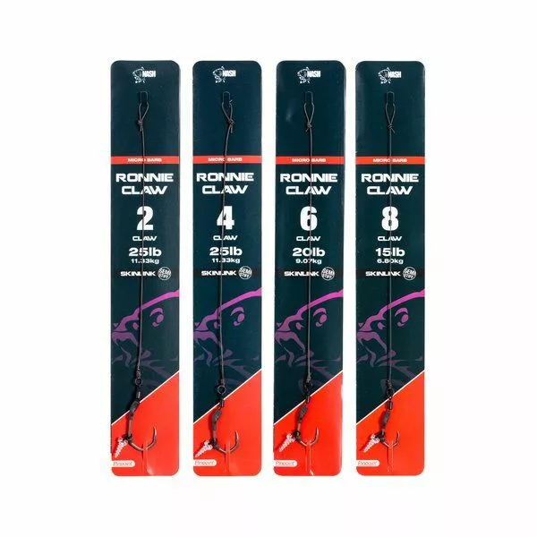 Nash Ronnie Claw Ready Tied Rigs 1 Nash Ronnie Claw Ready Tied Rigs
